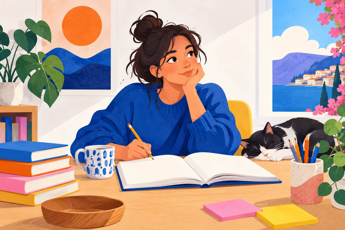 23. 学什么技能划算主题原创插画